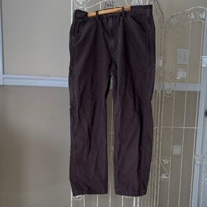 Levi's 568 Loose Straight Carpenter Pants Brown 34x32